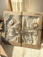%100 Organik Pamuk Bebek Premium Bornoz Seti