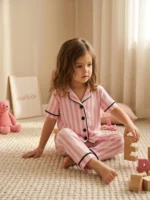 Çizgili Yazlık Pamuk Pijama Takımı – Nefes Alan Hafif Kumaş - Görsel 7